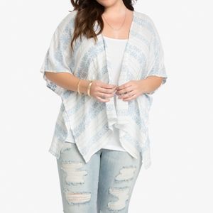 Torrid Embroidered Kimono